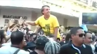 Video Shows Brazilian Presidential Candidate Being Stabbed In The Chest During Rally!