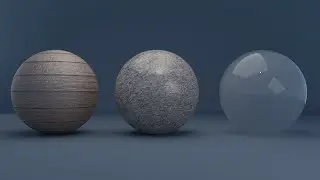 Cycles Material Series : Wood, Granite, Glass