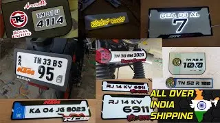 Bike Number Plate Designs | Bike Number Plate Models 2022 | Modified Number Plate | #sriramstickers