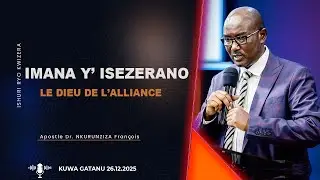 IMANA Y'ISEZERANO | Apostle Dr. NKURUNZIZA François
