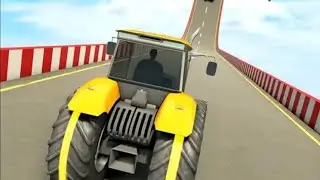 Tractor stunt game play | Impossible Track Tractor Driving Simulator : Android GamePlay