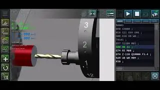CNC SIMULATOR PE G74 AND G50 AND G99 KA EXPLANATION DRILLING CNC ME KAISE KARE EXAMPLE