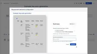 Autogenerating requirement keys with Requirement Yogi (Cloud)