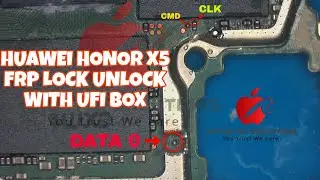 Huawei Honor X5 Plus WOD-LX2 Frp Lock Unlock By UFI Box isp 2024 ☑️