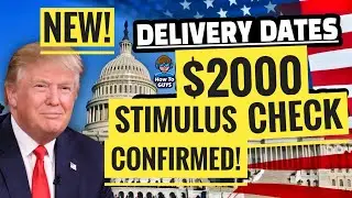 New Dates!📈$2000 4th Stimulus November Check💰Sending Out if?🎉Social Security SSI,SSDI,VA Seniors?✅