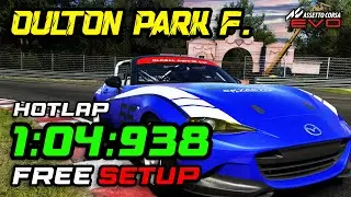 🔥 HOTLAP OULTON PARK F. 🟢 Mazda MX-5 CUP &ndash; 1:04.938 🕒 | AC EVO 0.4 | 🛠️FREE SETUP | 📜 TRACK GUIDE