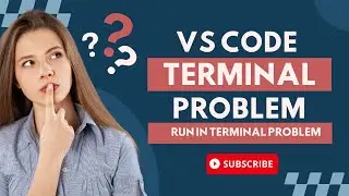 VS Code Terminal Problem | Not Accepting the user input | Run in terminal Problem | #vscode #coding