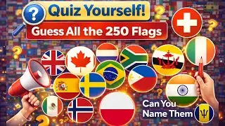 Guess All 250 Flags | Ultimate World Flag Challenge