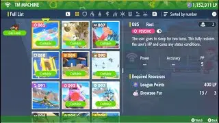 Pok&eacute;mon Scarlet and Violet - How to Craft TM 085 (Rest) using TM Machine
