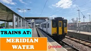 Trains at Meridian Water (20/06/22)