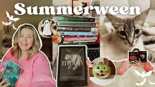 If you're craving autumn, this video is for you! | Summerween reading vlog 🎃📖