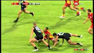 Wilkinson goes down - AFL