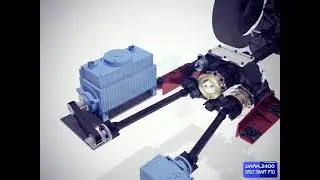 Uara.2400 Split Shaft Pto For Sewer Cleaning Trucks
