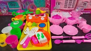 4 Minutes Satisfying with Kitchen & Pink Makeup FRUIT Set Review Toys | ASMR