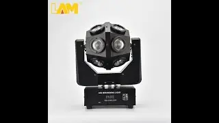 12*12w RGBW 4in1 LED Football Rotating Moving Head light Dj Stage Lights