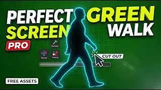 Green Screen Walking Men Silhouette | Chroma Key Human Shadow Motion #2025