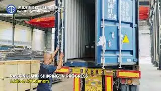 Steel warehouse materials loading
