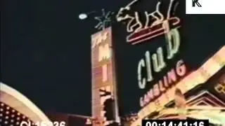 Las Vegas Strip, 1960s, neon lights, casinos