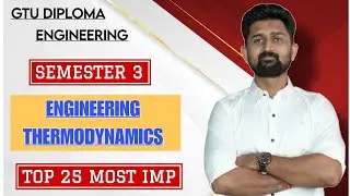 ENGINEERING THERMODYNAMICS TOP 25 MOST IMP | DIPLOMA SEM 3 MECHANICAL E.T. IMP