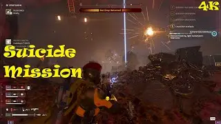 Marching up hells hill Bunker Hardest Difficulty #Helldivers2 #gamingchannel Gameplay 4K