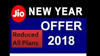 Jio Happy New Year Offer 2018 | Plan priced reduced by 50 rs and 50% more data || TRICKY TAKE
