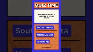 🏔️ Where Is Mount Rushmore? | Daily Geography Quiz