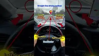 How to drive in a straight line?#driving #skills #tips #knowledge #fpy