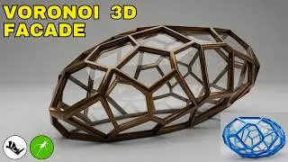 Parametric Voronoi Shell in Grasshopper | How I Did It