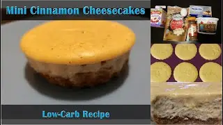 Low Carb Mini Cinnamon Roll Cheesecakes