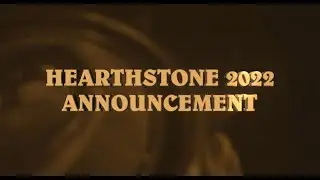 Hearthstone Esports 2022 Announcement