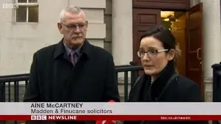 Aine McCartney of Madden & Finucane Solicitors - BBC Newsline