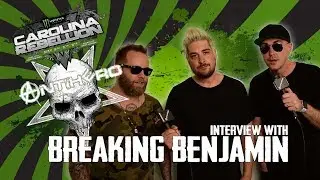 Interview with Aaron, Shaun, & Jasen of Breaking Benjamin at Carolina Rebellion 2018