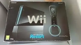 Unboxing Nintendo Wii Black Nintendo Console for the first time in 2025.....