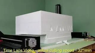 FC3618 CNC foam cutter - cutting acoustic  insulation