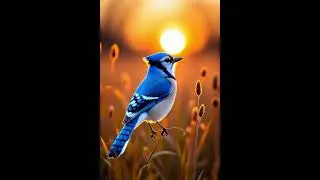Blue Jay (North America) &ndash; Striking blue feathers with bold patterns.
