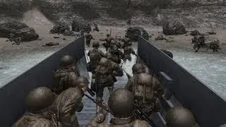 Call Of Duty 2 - Débarquement Pointe du Hoc - Gameplay Nostalgie - FR