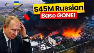 45 миллионов долларов России пропали: самый глубокий удар Украины уничтожил российскую базу беспи...