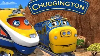 Playing Chuggington.  Chuggineers. Tunnel digging and railway laying.