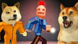ESCAPE DO POLICIAL DOID&Atilde;O! | Roblox | Escape Siren Cop's Prison! (SCARY OBBY)