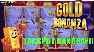 JACKPOT HANDPAY ON GOLD BONANZA! 1ST HANDPAY IN Las Vegas! GOLDIE MISSED US!
