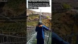 The World`s First Arched Glass Suspension Bridge - IRAN - ARDABIL - HIR CITY