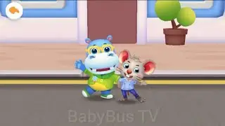 Fire fighter kiki | BabyBus panda | BabyBus panda school bus