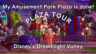 DDV Plaza Tour | Disney Dreamlight Valley Decorating | Amusement Park