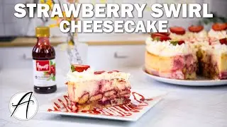 How to Make Strawberry Swirl Cheesecake | Guest Staring Ally Duncan AKA Sugar Pusher