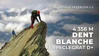 Adrenalinov&yacute; v&yacute;stup na DENT BLANCHE 4357m! Osaměl&yacute; přechod Ferpeclegrat a Wandfluegrat.