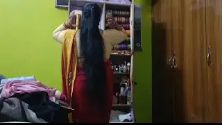   Saree blog full HD new video ll 13 Jan 2026 ll hair combing  786//