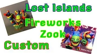 Skylanders Lost Island Custom Fireworks Zook