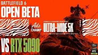 INSANE RTX 5090 Performance in Battlefield 6 Beta | Early Access 4K Livestream