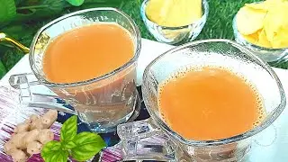Ginger Basil Tea | Herbal Tea | स्पेशल अदरक और तुलसी की चाय | Ginger Basil Tea For Cold Cough |