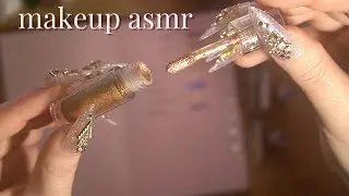 Makeup ASMR (ColourPop Chrome Liquid Eyeshadows)